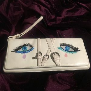 Artist Painted Coach Clutch/Wristlet